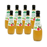 SET OM 8 x Äppelcidervinäger 6% ofiltrerad BIO 300ml