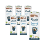 SET OM 6 x Barista glutenfri ekologisk kokosdryck 1l - Ecomil