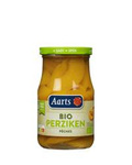 Skivade persikor i lätt sirap bio 350 g (190 g) (burk) - aarts