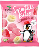 Ekologisk frystorkad jordgubb-banan-yoghurt snack 10 g - Bonitas