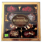 Medjool dadlar täckta av mörk choklad med fyllning och strössel Glutenfri Bio 210 G - Organichouse (Marysieńki) (Säsongsbetonad produkt)