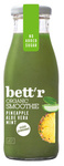 Kallpressad smoothie med ananas, aloe vera och mynta BIO 250 ml - smart ekologisk (Bett'r)