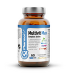 Kosttillskott med multivitaminer 60 kapslar 35,42 g (ren etikett) - Pharmovit