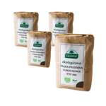 SET OM 4 x Vetemjöl typ 500 BIO 1 kg