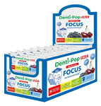 Klubba för koncentration, körsbär & blåbärssmak, sockerfri, glutenfri, kosttillskott 6 g - Mniam Mniam Starpharma – Denti - Pop