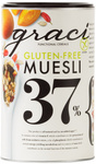 Müsli med 37% torkad frukt och frön, glutenfri, 400 g – Graci