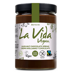 Glutenfri rättvisemärkt choklad- och nötkräm bio 600 g - LA VIDA