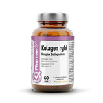 Kollagen fiskkomplex glutenfritt kosttillskott 60 kapslar 38,76 g - Pharmovit (clean label)