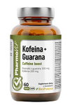 Koffein + Guarana kosttillskott 60 kapslar - Pharmovit (Clean Label)