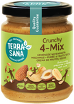Crunchy mix nötkräm (4 nötter) bio 250 g - Terrasana