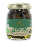 Carpaccio med svart sommartryffel bio 50 g - SACCHI TARTUFI