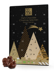 Adventskalender med mörk choklad 70% mörk choklad bio 180 g - COCOA