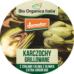 Grillade kronärtskockor med örter och extra jungfruolivolja Demeter bio 125 g - Bio Organica Italia