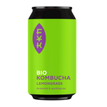 Kombucha svart te med citrongräs glutenfri bio 330ml - Forever Young Kombucha
