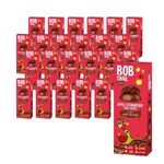 SET OM 24 x Äppel- och jordgubbssnack i mjölkchoklad 30 g