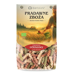 Dinkelpasta fusilli, tre smaker, Pradawne Zboża BIO, 250 g – Bartolini