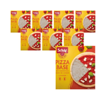 SET OM 8 x Glutenfria pizzabottnar 2 x 150 g - Schar