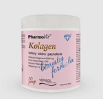 Kosttillskott med kollagen Beauty Formula med smak av persika och banan 174 g - Pharmovit