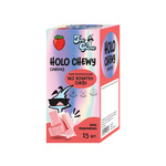 Mjuka tuggbitar med jordgubbssmak utan tillsatt socker, glutenfria (15 st) 90 g – Joe Glow