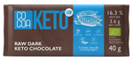 Keto choklad med mct-olja utan tillsatt socker BIO 40 g - Kakao