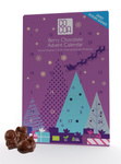 Adventskalender med blåbärschoklad med C-vitamin från acerola utan tillsatt socker bio 180 g - COCOA