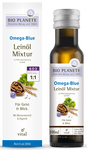 Omega Blue - blandning med linfröolja (valnötter, havsalger) Ekologisk 100 ml – Bio Planete