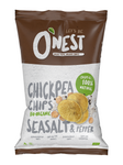 Kikärtschips med havssalt och svartpeppar glutenfri bio 40g - O'Nest