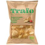 Ekologiska Potatischips Gräddfil & Lök 125 g – Trafo