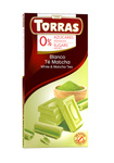 Vit choklad med matcha-te utan tillsatt socker glutenfri 75 g - Torras