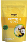 Proteinshake banan och kokos, 50% protein med aminosyror, med erytritol, glutenfri Ekologisk 450 g – Dragon Superfoods