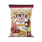 Chips med baconsmak av röda linser 100 g