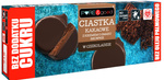 Kakaokakor med browniesmakskräm, överdragna med mörk choklad utan tillsatt socker 128 g – Pure&Good