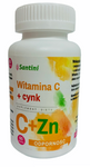 Vitamin C + zink kosttillskott 60 tabletter – Santini